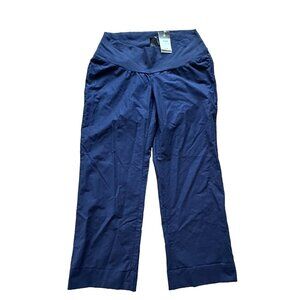 Babystyle Navy‎ Petite Maternity Under The Belly  Pant Women Size P